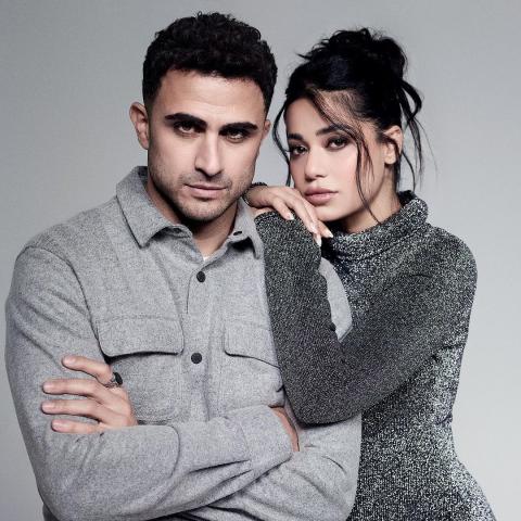 رحمة رياصض و ألكسندر علوم - صورة من مجلة فوغ