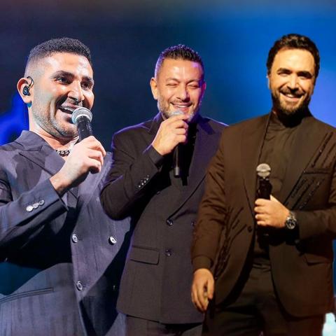 نادر الأتات و زياد برجي و أحمد سعد - صورة معدلة