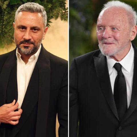 أنتوني هوبكنز و قيس الشيخ نجيب - صورة معدلة