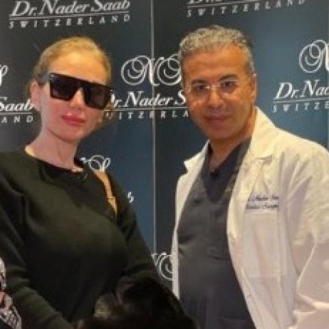 ريهام سعيد و نادر صعب - صورة معدلة