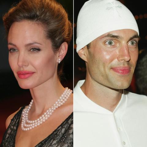 انجلينا جولي وشقيقها جيمس