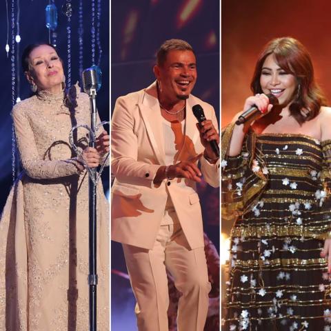 عمرو دياب يختتم حفل جوي اووردز Joy Awards وهذه أبرز العروض