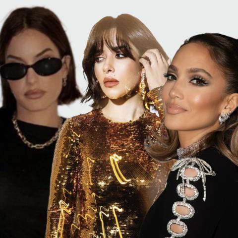 الشعر القصير على النجمات