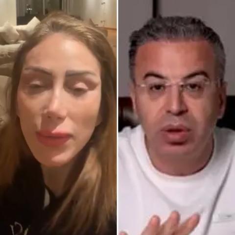 نادر صعب - ريهام سعيد - صور من إنستغرام