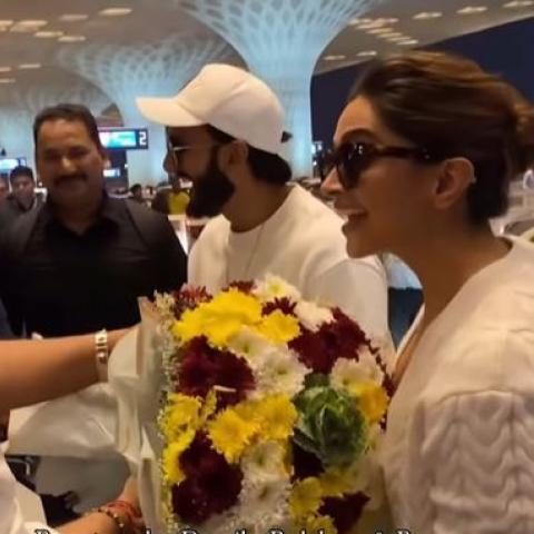 ديبيكا بادوكون و رانفير سينغ - صورة من فيديو إنستقرام