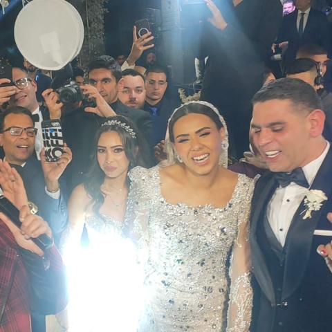 من حفل زفاف ابنة عصام كاريكا - صورة متداولة