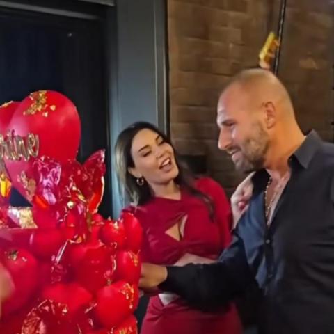 سيرين عبدالنور وزوجها فريد رحمو - تويتر