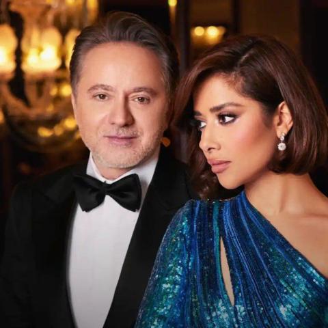 بلقيس ومروان خوري -  تويتر