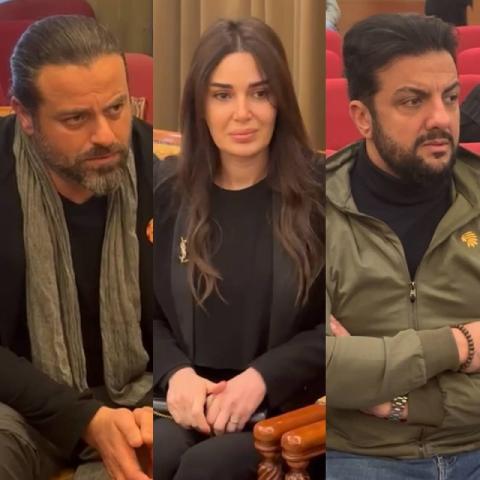 طلال مارديني - سيرين عبد النور - يوسف الخال ، صورة معدلة