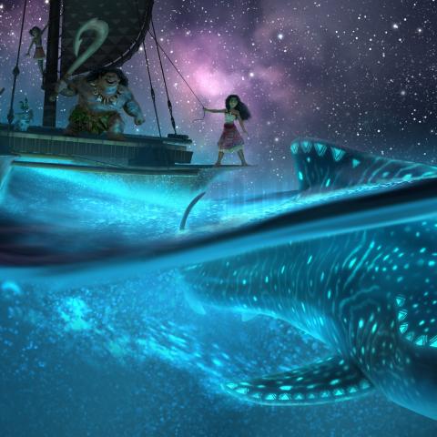 موانا من الإعلان الذي شاركته ديزني - نسخة معدلة