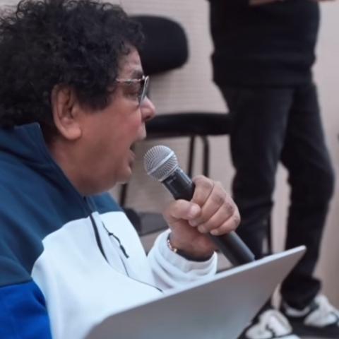 محمد منير من البروفات