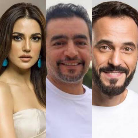 يوسف الشريف وهاني سلامة ودرة