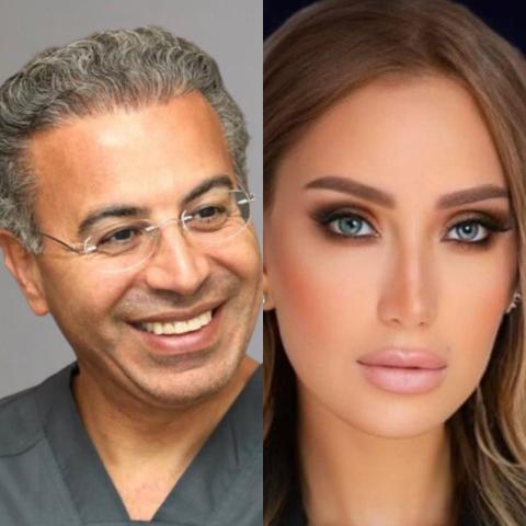 ريهام سعيد ونادر صعب - صورة معدلة