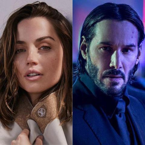 كيانو ريفز وآنا دي أرماس - تويتر