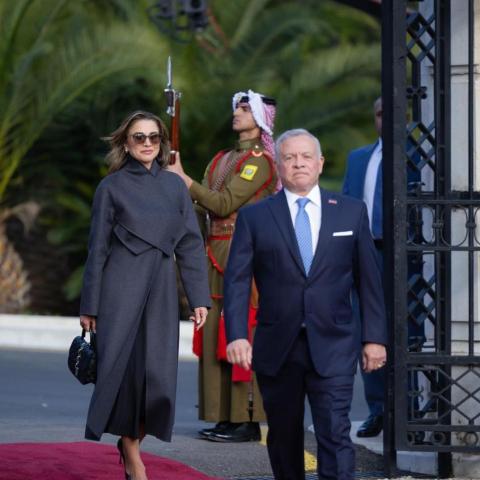 الملك عبدالله بن الحسين والملكة رانيا - إنستغرام