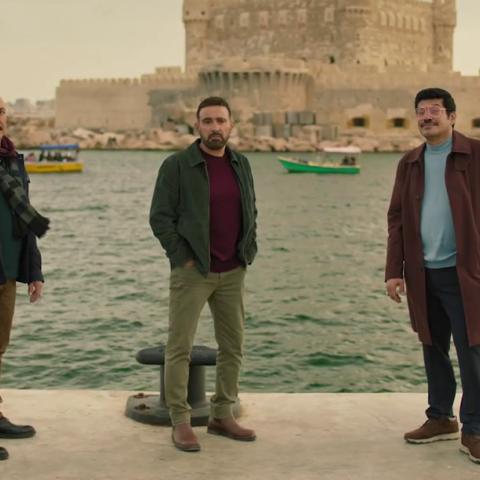 رمضان 2024 -صورة من كواليس تصوير &quot;العتاولة&quot;