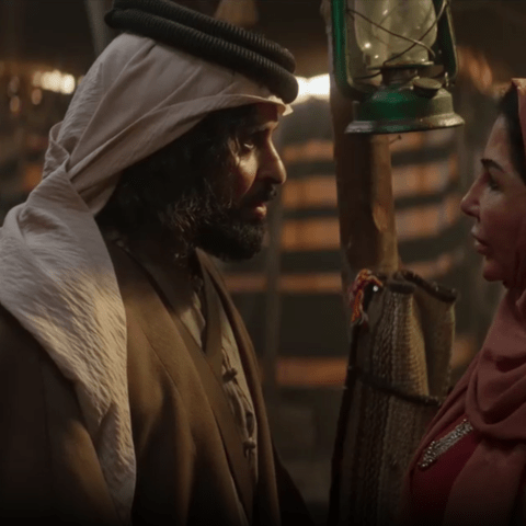 هزاع ووالدته سر منيفة مسلسل الشرار