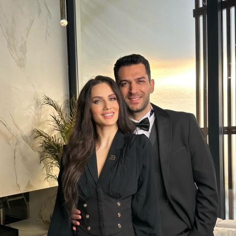 مراد يلدريم وإيمان الباني - صورة من إنستقرام