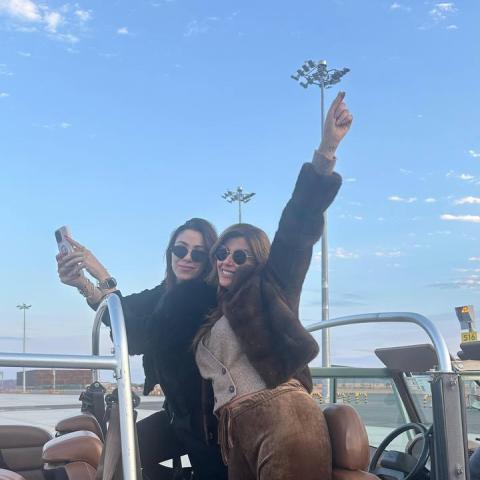 دانييلا رحمة وريتا حرب في صحراء العلا