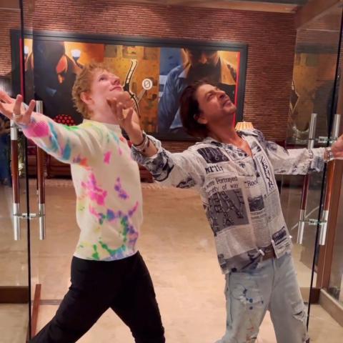 شاروخان وإد شيران - تويتر