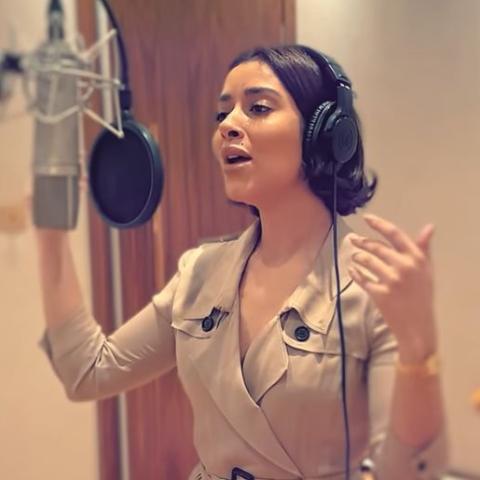 بلقيس - صورة من كليب تتر مسلسل بين القصور