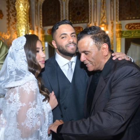 محمد فؤاد يحتفل بعقد قرأن ابنه