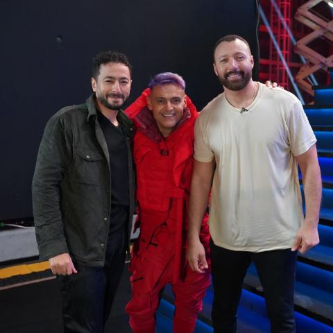 حمادة هلال و أحمد فهمي برنامج رامز جاب من الآخر الحلق