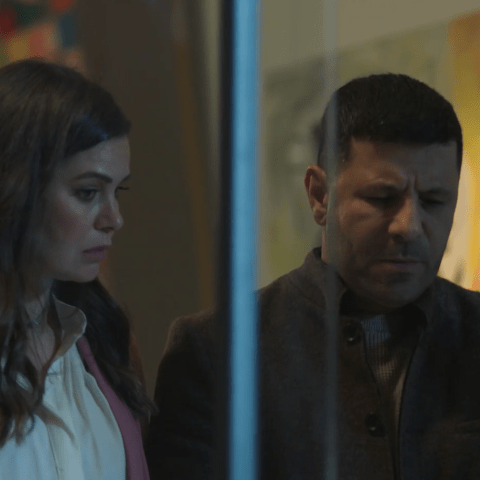 إياد نصار ويسرا اللوزي من مسلسل صلة رحم