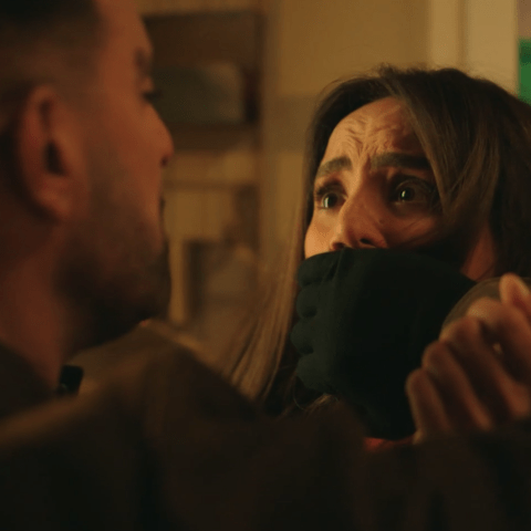 زينة وأحمد السقا من مسلسل العتاولة