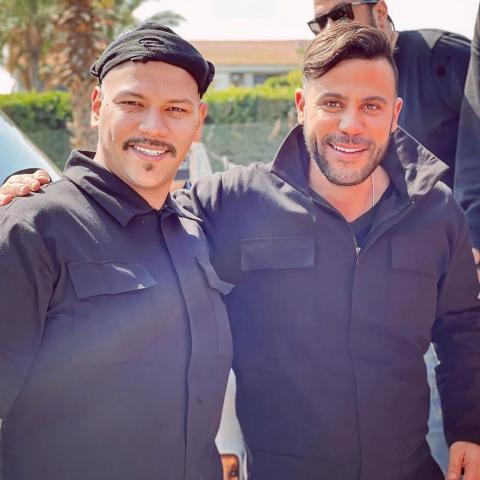 محمد إمام و  أحمد عبد الحميد - صورة من إنستقرام