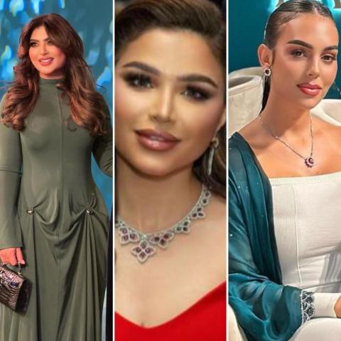 جورجينا رودريغيز والمشاهير بالرياض - صورة معدلة