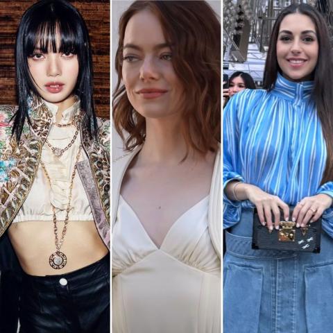 نجمات عرض أزياء لويس فيتون 2024 - صورة معدلة