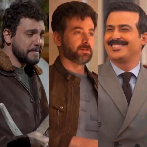 محمدود نصر ويامن الحجلي وسامر اسماعيل