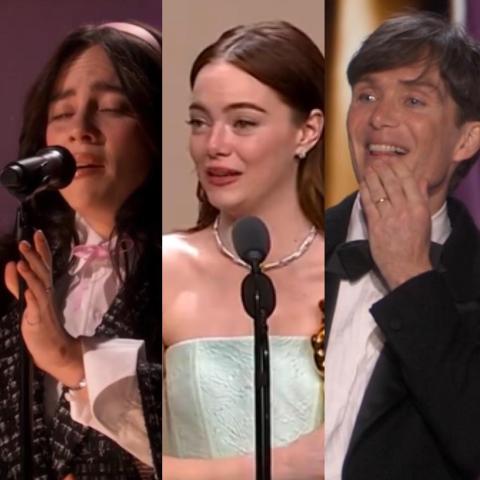 سيليان مورفي وإيما ستون وبيلي أيليش - تويتر