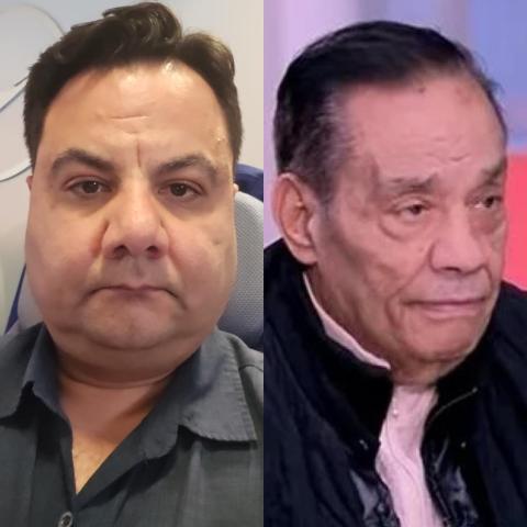 حلمي بكر وإبنه هشام بكر