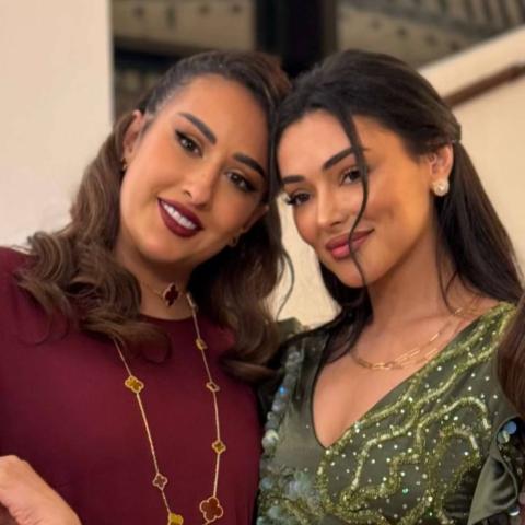 فرح الهادي وشوق الهادي - صورة من سناب شات