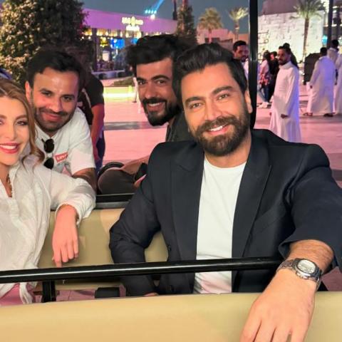 نور علي ومعتصم النهار - صورة من إنستقرام