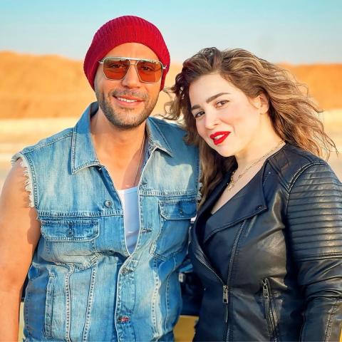 مي عز الدين ومحمد إمام