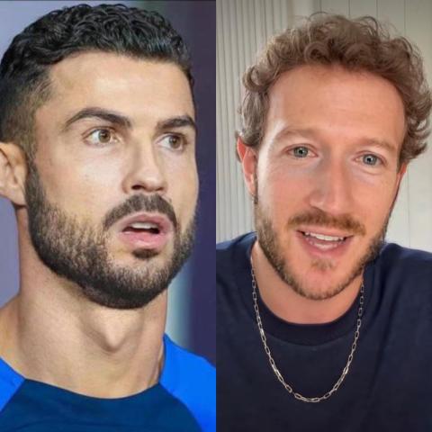 مارك زوكربيرغ وكريستيانو رونالدو - تويتر