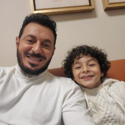 مصطفى شعبان وجان رامز - صورة من إنستقرام