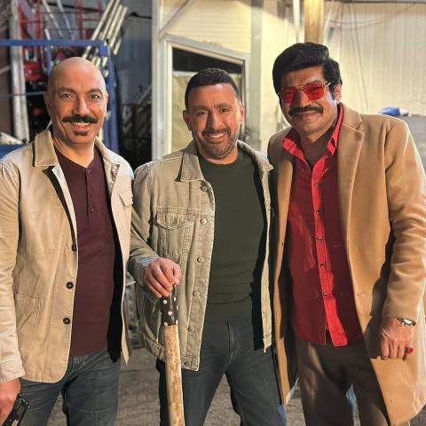 صورة من كواليس مسلسل العتاولة رمضان 2024