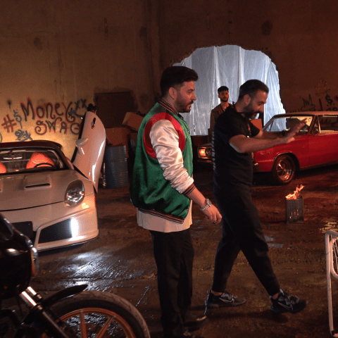 حسام جنيد كواليس تصوير فيديو كليب