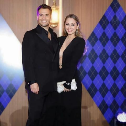 هنري كافيل وصديقته ناتالي فيسكوسو - صورة من إنستقرام