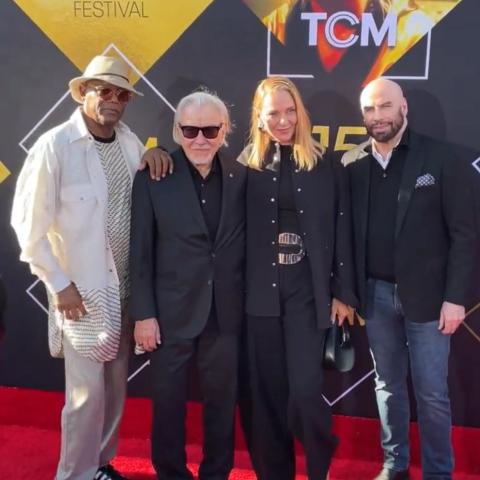 نجوم فيلم Pulp Fiction - تويتر