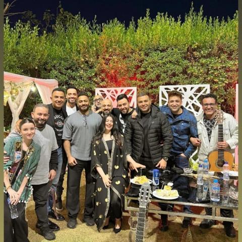 نجوم الفن في إفطار مدين