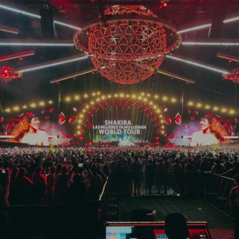 شاكيرا في الكوتشيلا - إنستغرام