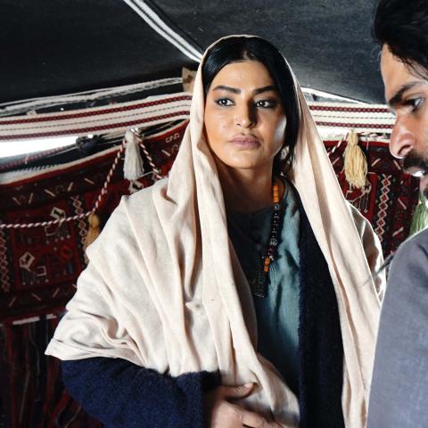 نايف الظفيري و ريم عبدالله - صورة من كواليس الشرار