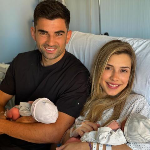 إنزو زيبدان و زوجته  كارين غونسالفيس - صورة من انستقرام