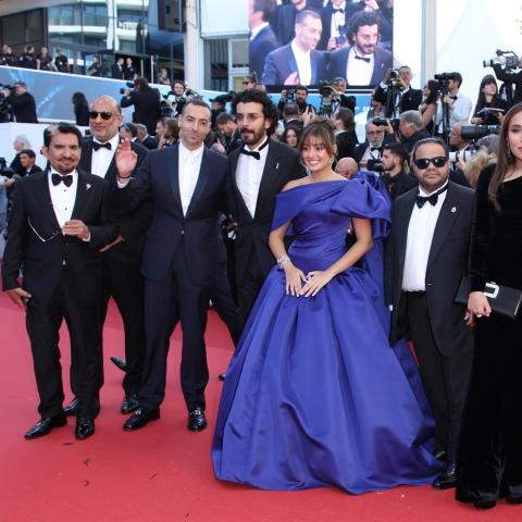 فريق عمل فيلم نورة السعودي من مهرجان كان - صورة من انستقرام Mohammed Al Turki