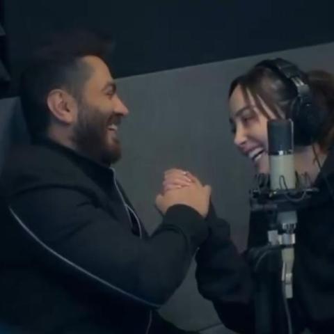 تامر حسني وبسمة بوسيل